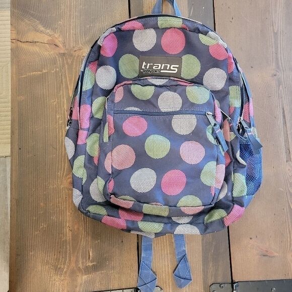 Trans by JanSport Multicolored Dots Backpack - Picture 1 of 5